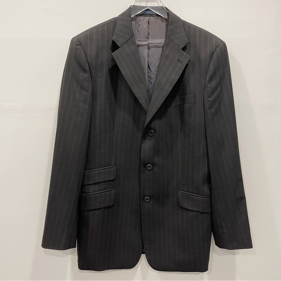 Ted Baker Endurance Stripe Wool Blend Sports Coat Jacket Size 42 Long - Picture 1 of 10